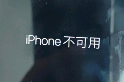 大兴安岭苹果服务网点分享锁屏界面显示“iPhone 不可用”如何解决 